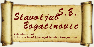 Slavoljub Bogatinović vizit kartica